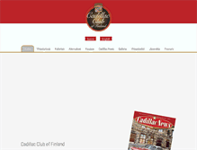 Tablet Screenshot of cadillacclub.fi